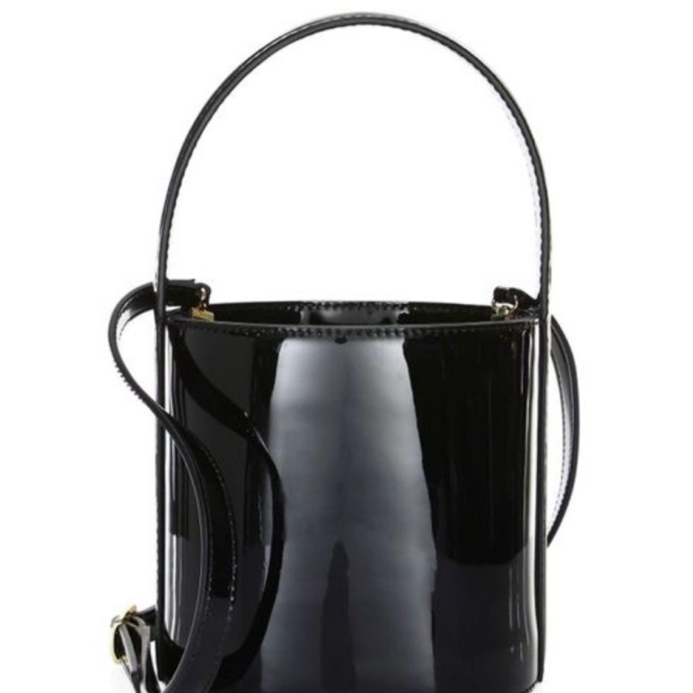 Staud Bisset Black Bucket Bag